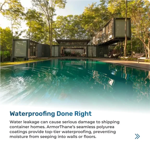Thinking Outside The Box, To Live Better Inside The Box 20 Waterproof shipping container home by a pool