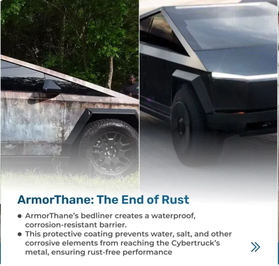 Saving The Cybertruck With Armorthane Bedliner 13 Armorthane the end of rust